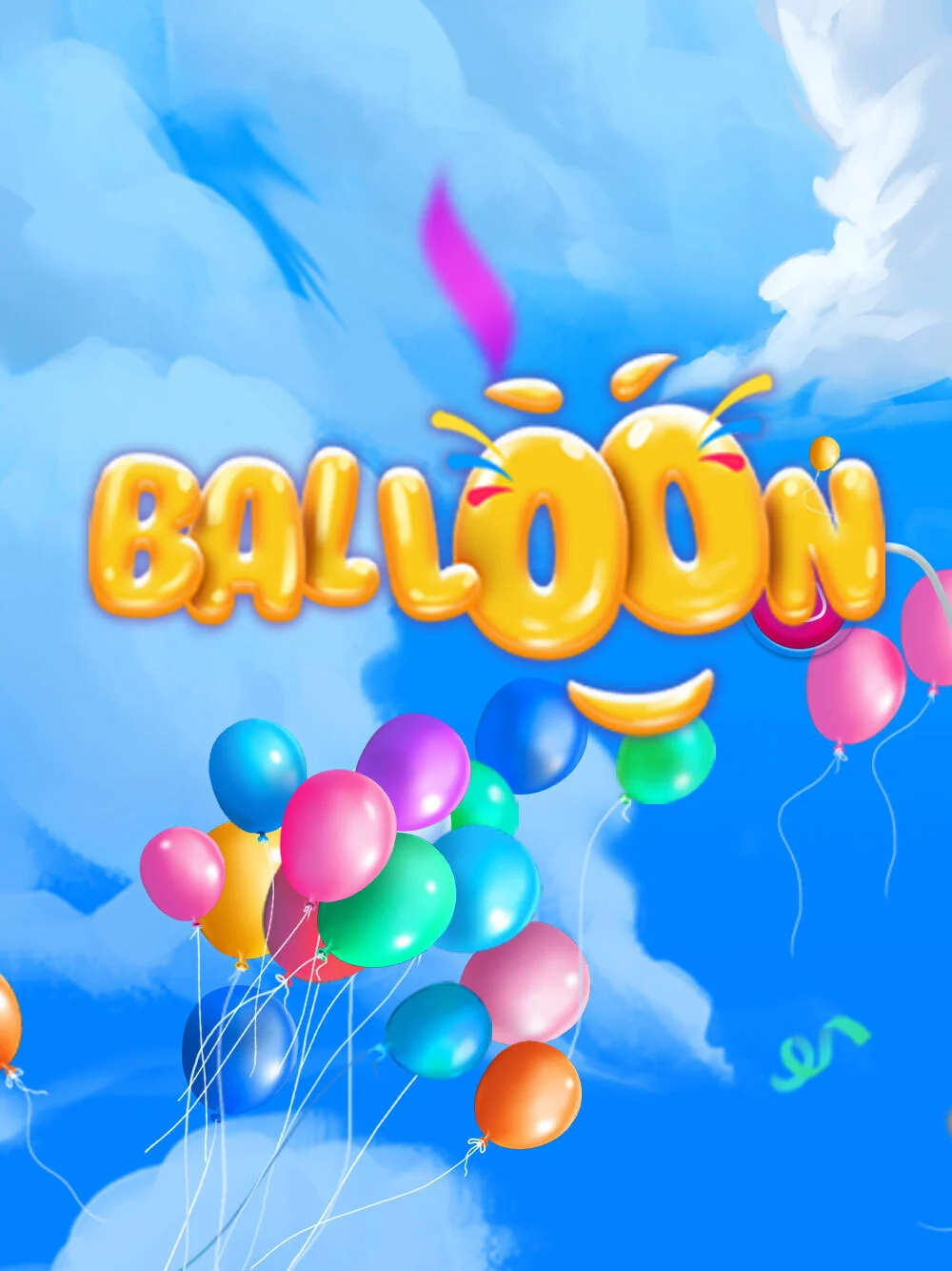 Juego ligero con globos y sensación de premio ascendente.