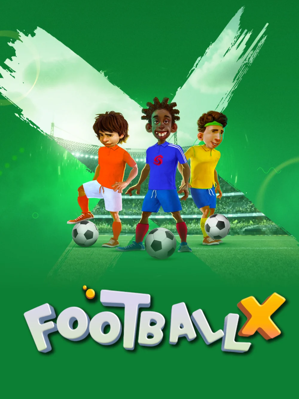 Tarjeta de fútbol competitivo con ambiente de apuestas deportivas y luces neón.