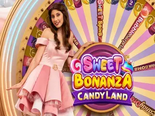 Slot dulce y colorido con estilo de bonificación alegre.
